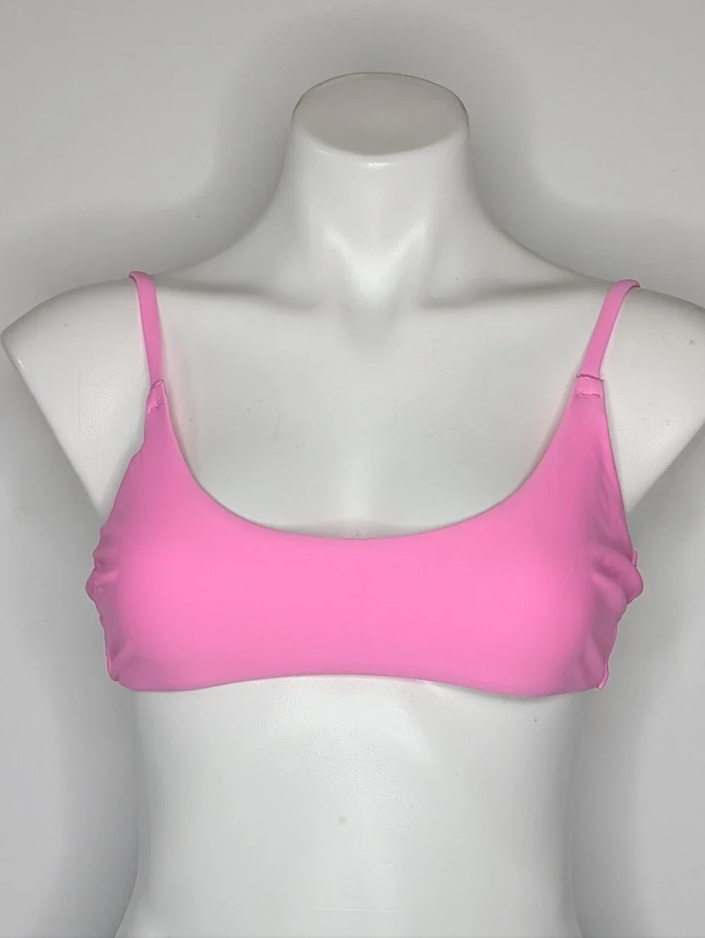 Aerie Pink Scoop Spaghetti Strap Bikini Top M